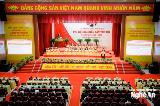 Tỉnh ủy Nghệ An ban hành Chương trình hành động thực hiện Nghị quyết Đại hội đại biểu Đảng bộ tỉnh lần thứ XX