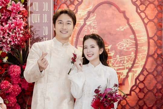 Đình Tú và Ngọc Huyền tổ chức lễ ăn hỏi riêng tư, ấm cúng