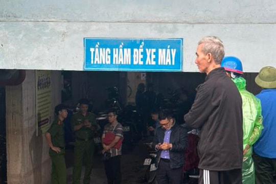 Bảo vệ tòa nhà chung cư ở phường Thành Vinh tử vong nghi do điện giật