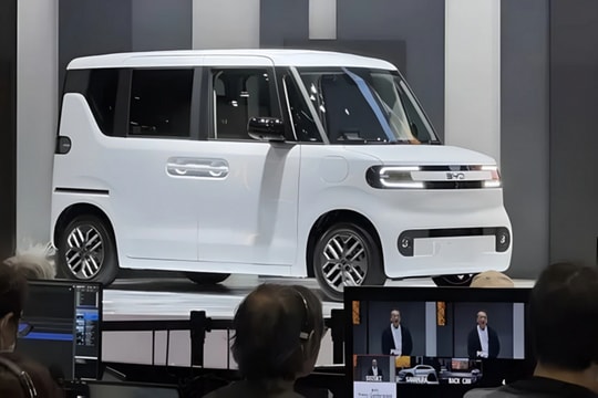 BYD T35 tại Tokyo 2025: xe tải điện 62 kWh, V2L 10 kW