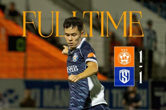 Đà Nẵng hòa SLNA, HLV Lê Đức Tuấn nói về Vadim Nguyễn