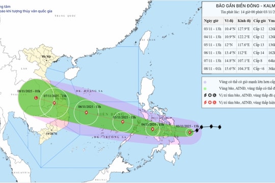 Tỉnh Nghệ An ra công điện ứng phó với bão số 13