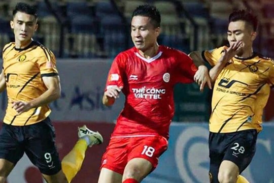 Đinh Viết Tú vô lê, Thể Công Viettel thắng Thanh Hóa 1-0