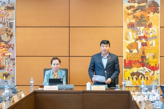 Đại biểu Quốc hội đoàn Nghệ An thảo luận Dự án Luật Thi hành tạm giữ, tạm giam và cấm đi khỏi nơi cư trú