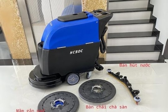 Máy chà sàn hút bụi đa năng, vệ sinh nhanh gọn
