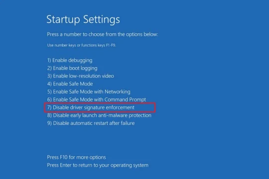 Tắt kiểm tra chữ ký driver Windows 11: Hướng dẫn an toàn