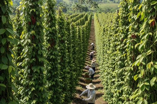 Giá tiêu hôm nay 8/11/2025: Giữ giá không đổi