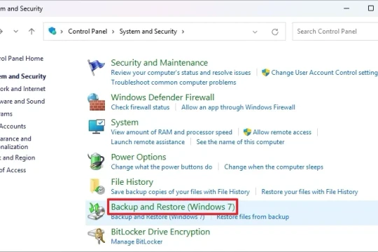 Sao lưu Windows 11 ra ổ mạng: Hướng dẫn bảo vệ dữ liệu