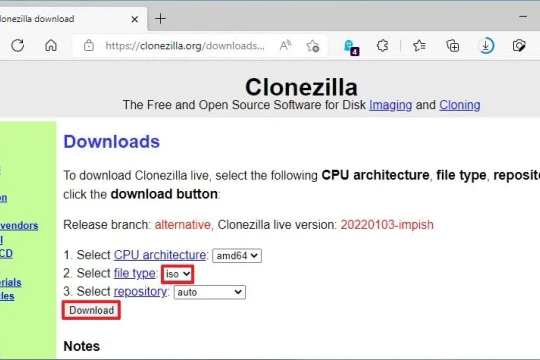Nâng cấp SSD: Sao chép Windows 11 miễn phí với Clonezilla