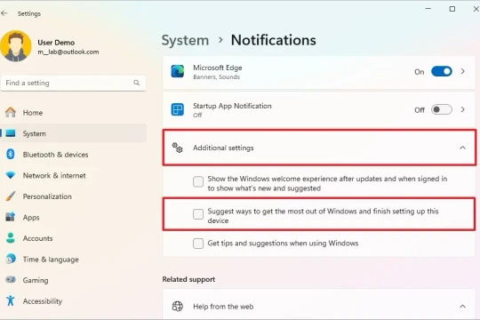 Cách tắt thông báo 'Hoàn tất thiết lập' trên Windows 11