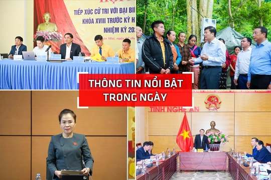 Nghệ An: Thông tin nổi bật ngày 7/11
