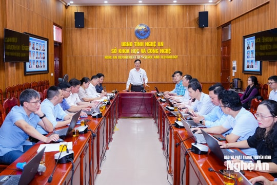 Nghệ An ra mắt Hệ thống cơ sở dữ liệu ngành Khoa học và Công nghệ