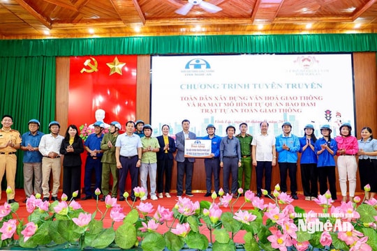 Nghệ An tiếp tục lan tỏa phong trào “Toàn dân xây dựng văn hóa giao thông an toàn”