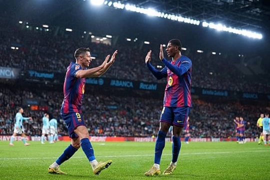 Barcelona thắng 4-2 Celta Vigo: Rashford kiến tạo đôi