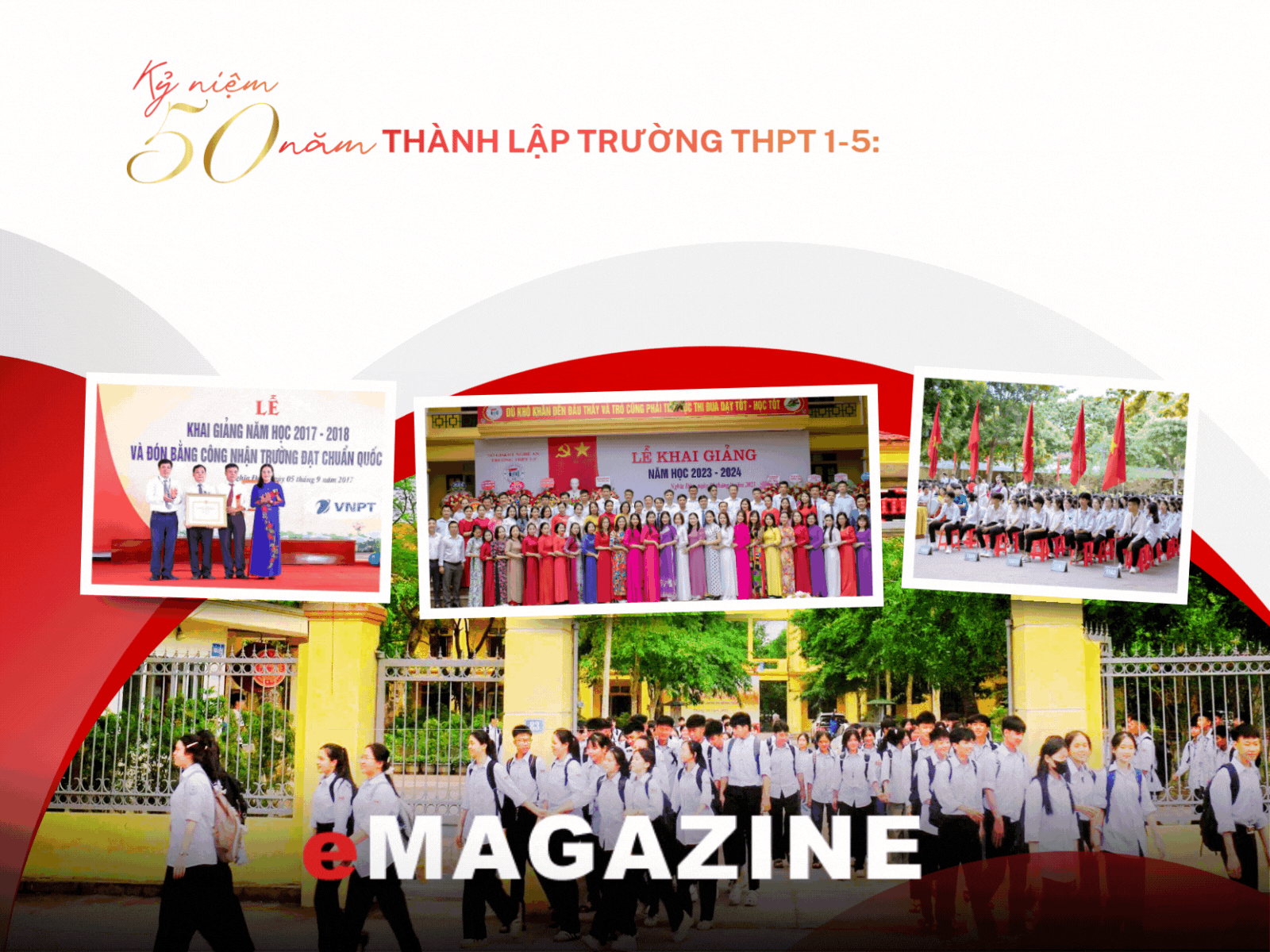 Kỷ niệm 50 năm thành lập Trường THPT 1-5: Nửa thế kỷ gieo chữ, ươm mầm khát vọng