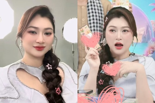 Thanh Trúc bật khóc trên livestream vì bình luận về chồng