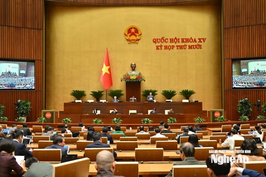 Quốc hội chốt mục tiêu tăng trưởng năm 2026 từ 10% trở lên, GDP bình quân đầu người khoảng 5.400-5.500 USD