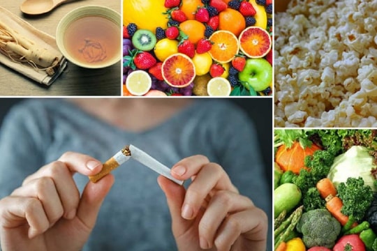 Giải độc nicotine bằng thực phẩm tự nhiên