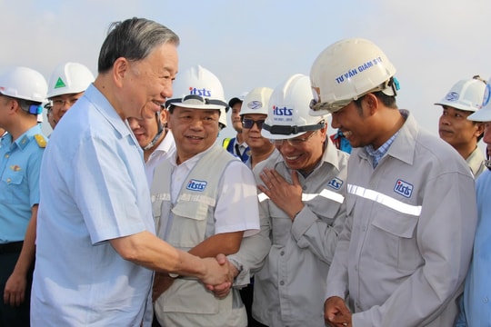 Tổng Bí thư Tô Lâm kiểm tra công trường dự án sân bay Long Thành