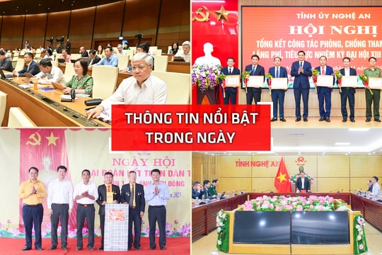 Nghệ An: Thông tin nổi bật ngày 13/11