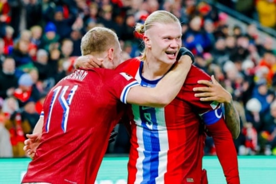 Na Uy 4-1 Estonia: Haaland, Sorloth mỗi người cú đúp