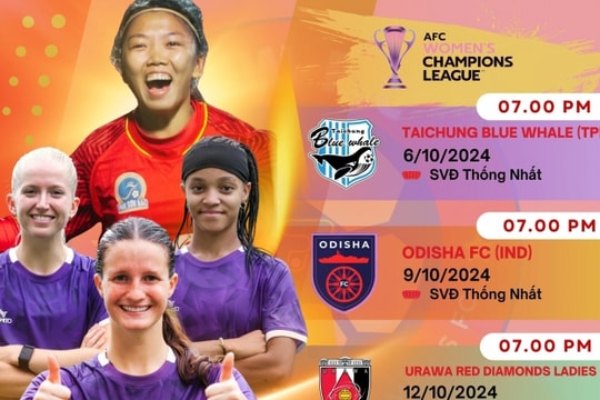 CLB nữ TP.HCM đặt mục tiêu vào chung kết C1 châu Á