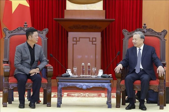 Tổng Bí thư Tô Lâm tiếp lãnh đạo Tập đoàn Luxshare-ICT (Trung Quốc)