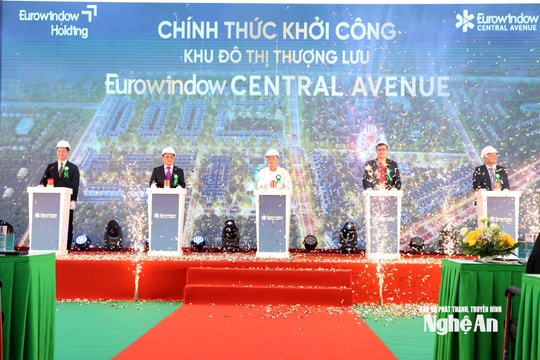 Khởi công dự án khu đô thị thượng lưu Eurowindow Central Avenue tại Nghệ An