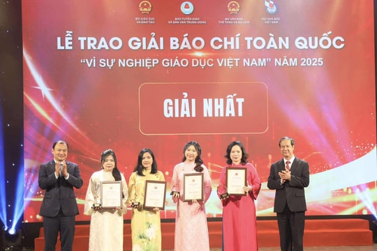 VTV đoạt giải Nhất Báo chí Giáo dục 2025 với tác phẩm 'Mở lối'