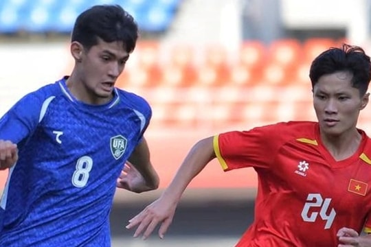 U22 Uzbekistan thắng 1-0 U22 Việt Nam, xem là bước đệm