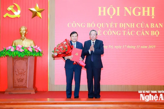 Đồng chí Lê Hồng Vinh giữ chức Phó Bí thư Tỉnh ủy Quảng Trị