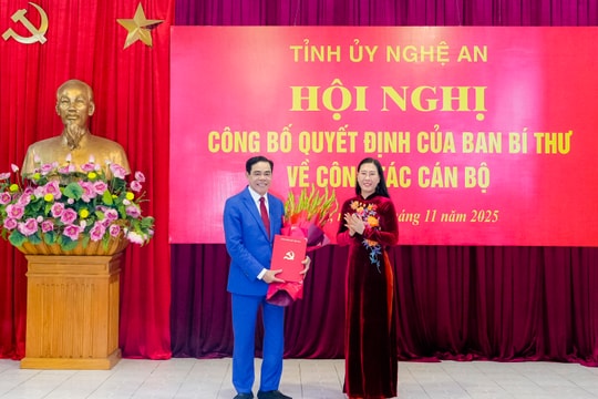 Đồng chí Võ Trọng Hải giữ chức Phó Bí thư Tỉnh ủy Nghệ An