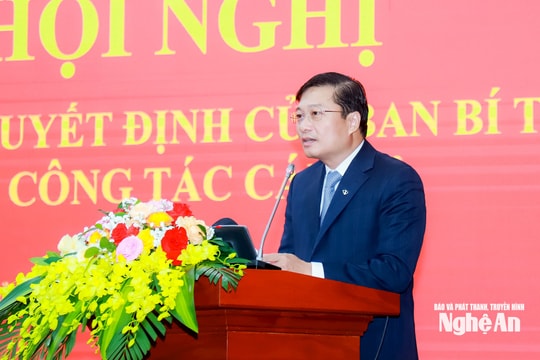 Đồng chí Lê Hồng Vinh: 'Quê hương để lại nhiều tình cảm sâu nặng, tiếp thêm niềm tin, ý chí để tôi đảm nhận nhiệm vụ mới với khát vọng cống hiến cao nhất'
