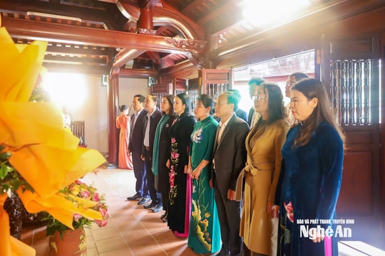 Trang trọng lễ giỗ lần thứ 85 của chí sĩ yêu nước Phan Bội Châu