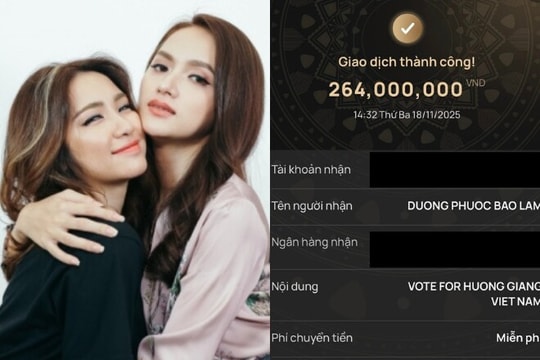 Hòa Minzy chi 264 triệu đồng ủng hộ Hương Giang tại Miss Universe