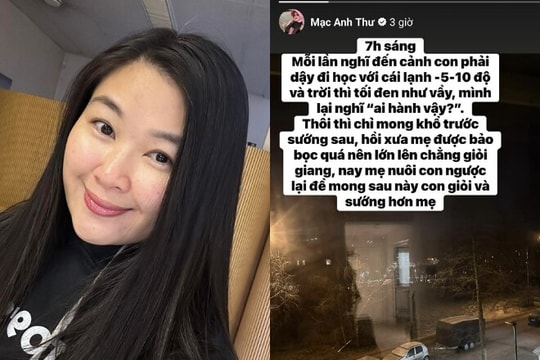 Mạc Anh Thư chia sẻ về cuộc sống của con gái tại Phần Lan
