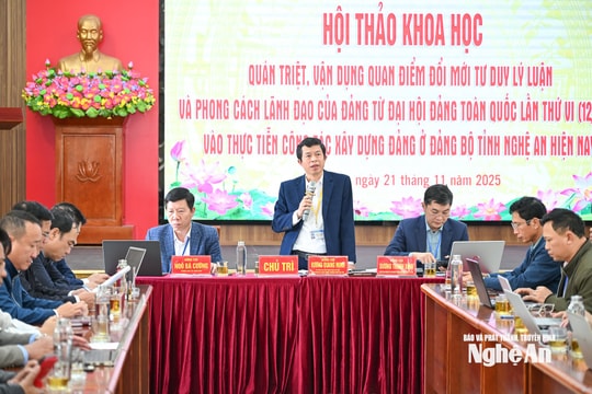 Đổi mới lý luận và phong cách lãnh đạo trong thực tiễn công tác xây dựng Đảng