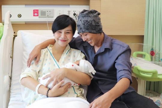 Người mẫu Lê Thu Trang sinh con gái đầu lòng sau 4 tháng kết hôn