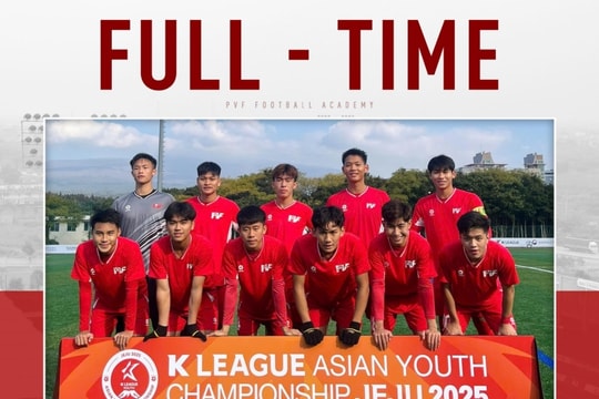U18 PVF thắng 5-1 V-Varen Nagasaki, giành HCĐ tại Jeju 2025
