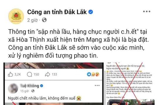 Bác thông tin thất thiệt một xã trong vùng “rốn lũ” ở Đắk Lắk có hàng trăm người chết