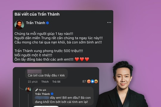Trấn Thành phản hồi khi bị đòi sao kê 500 triệu ủng hộ