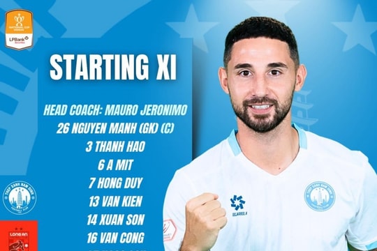 Xuân Son đá chính ngày tái xuất, Nam Định gặp Long An