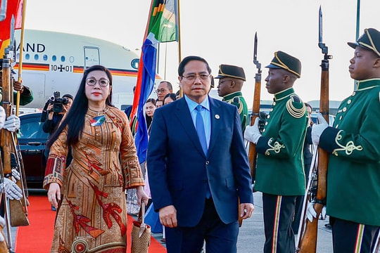 Thủ tướng rời Nam Phi, kết thúc tốt đẹp chuyến công tác tới 3 nước Trung Đông và châu Phi