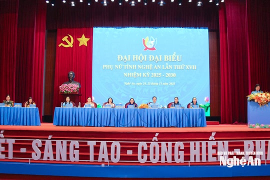 Phiên thứ nhất, Đại hội đại biểu phụ nữ Nghệ An lần thứ XVII, nhiệm kỳ 2025 - 2030