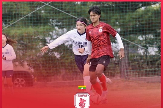 ĐT nữ Myanmar bất bại tại Nhật trước SEA Games 33