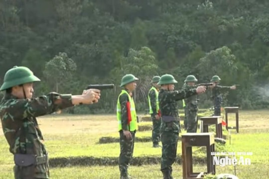 Bộ Quốc phòng kiểm tra công tác quốc phòng tỉnh Nghệ An năm 2025