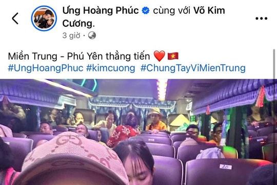 Ưng Hoàng Phúc phản hồi bình luận mỉa mai về chuyến từ thiện