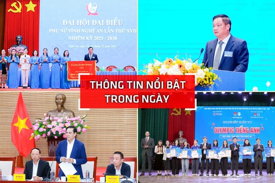 Nghệ An: Thông tin nổi bật ngày 25/11