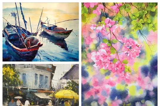 Họa sĩ đấu giá tranh, gửi yêu thương về tâm lũ