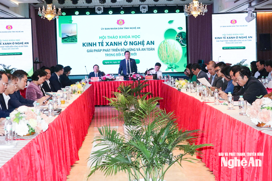 Nghệ An bàn giải pháp thúc đẩy kinh tế xanh trong bối cảnh mới
